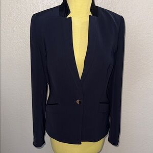 Ted Baker Navy Single-Button Blazer Jacket - size 2